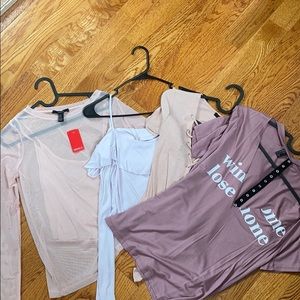 💕 Pink top collection